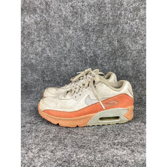 Nike Air Max 90 Leather Youth 5 SE White Aura Light Madder Root GS DM0956-100 - Picture 1 of 7